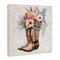 Stupell Industries Country Cowboy Boots Bouquet Canvas Wall Art